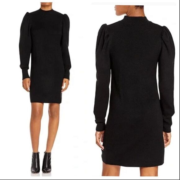 WAYF Lola Long Sleeve Knit Sweater Dress - Picture 1 of 14